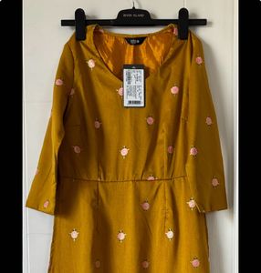 Elegant Mustard Kurta