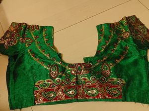 Green Work Blouse