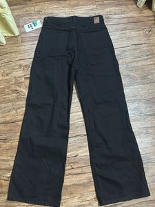 Wide Leg Black Jeans
