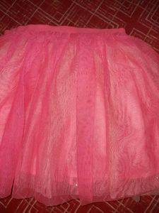 H&amp;M Pink Glittery Tulle Skirt