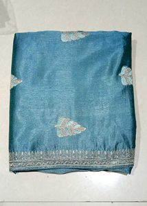 Elegant Blue Saree