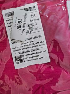 Pink saree pettcoat