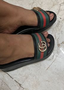 Classy Gucci Wedges