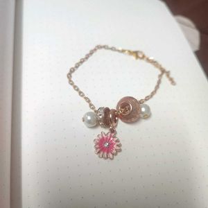Floral Princess Charm Bracelet