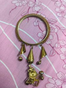 Golden Bangles with Charms for women