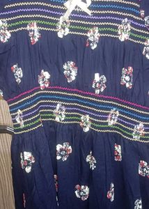 Handmade-Floral Print Dress