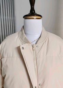 Light Beige Puffer Jacket