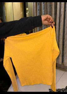Yellow Long Sleeve Top