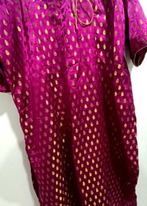 Elegant Purple &amp; Gold Kurti