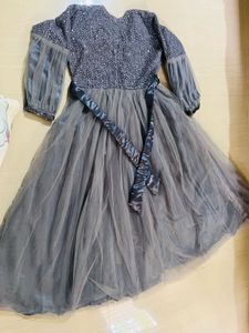 Elegant Grey Dress