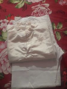 White Kurta Pant For Boy's