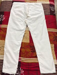 White Straight Leg Jeans