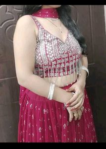 💞Fix Price Hot Pink Lahenga💞
