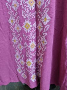 Dark Pink A Line Kurti