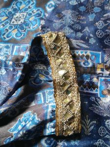 Blue Printed Kurta Set