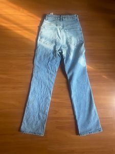 zara Light Blue Denim Jeans In EUR 32