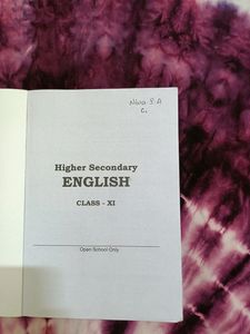 PLUS ONE ENGLISH TEXT BOOK