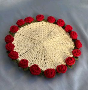 Crocheted Floral Centerpiece❤️💌