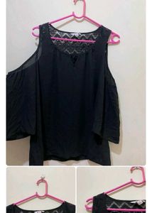 Combo 11 Tops.Striped Blue Blouse Length 24
