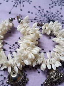 Floral Jhumka Earrings