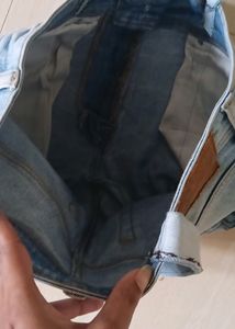 Trendy jeans bag