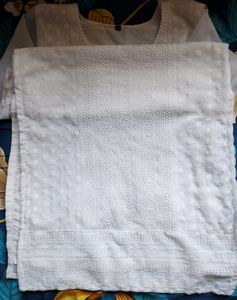 White Embroidered Top