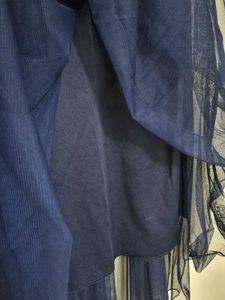 U&amp;F Navy Blue Netted Dress
