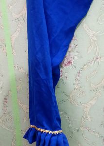 Navy Blue, Golden Colour Park Kurti Pant