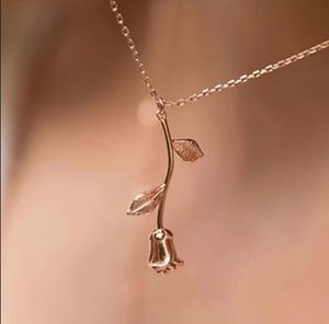 Rose Gold Pendant Necklace