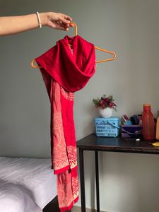 Red Vintage Scarf 🧣
