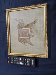 Framed Elephant Art