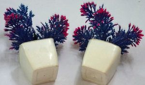 Plants 1 pair Blue multo Artificial Showpic indoor