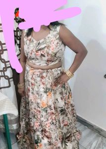 Lehanga Choli With Net Jacket