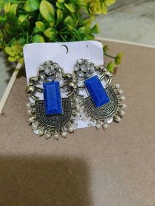Blue Stone Earrings