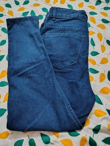 Dark Blue Straight Jeans