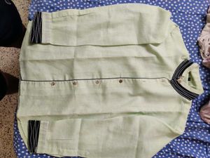 Traditional Wear Green Shirt