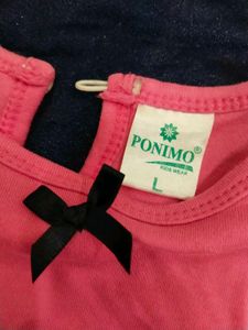 Baby Girl Skirt Dungaree With Top