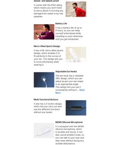MI sports Bluetooth Earphone