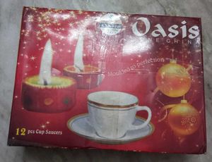 Combination Of Black &amp; White Cup And Saucer Set