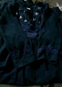 Embroidered long frocks