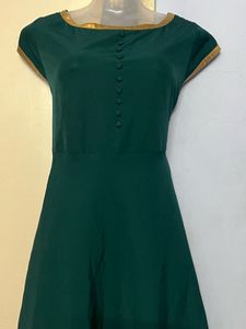 Pintrest Elegant Green Ethnic Gown
