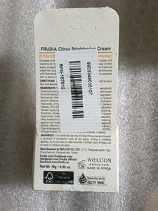 Frudia Citrus Brightening Cream