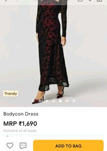 Elegant Black Floral Velvet Dress