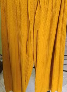 Mustard Colour Palazzo For Girls/Women