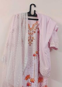Beautiful Georgette Embroidery Dress 🎉