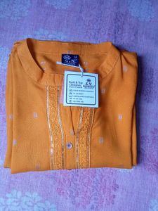 Yellow Kurta For Haldi