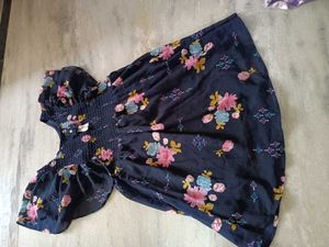 Floral Print Dress (one restitch needed)