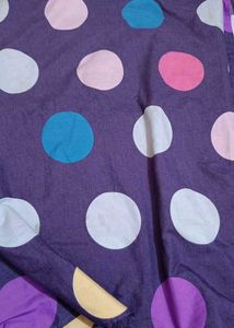 Vintage Patterned Blue Knit Top
