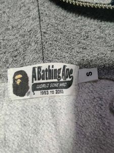 BAPE Shark OG Full ZipHoodie Grey size S