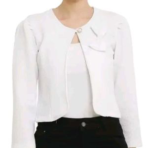 Elegant White Bolero Jacket